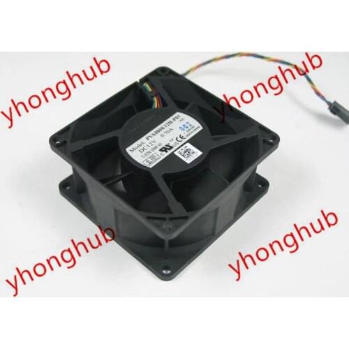 Foxconn PVA080K12H-P01 DC 12V 0.70A 80X80X38mm 4-Wire Server Cooling Fan