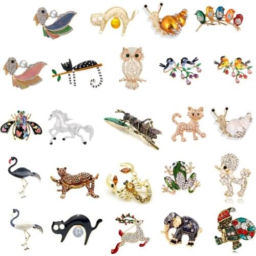 K2nightFee Flamingo Brooches For Clothes