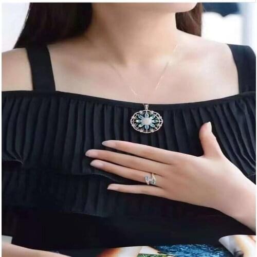 Jewelry set Natural Pink Topaz Real Topaz Jewelry set 925 sterling silver 1pc pendant,1pc ring