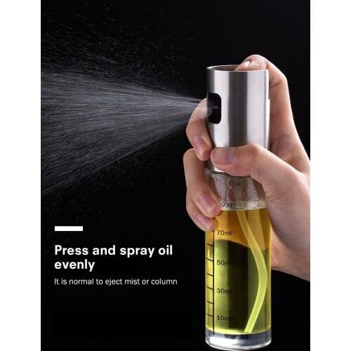 Kitchen Stainless Steel Olive Oil Sprayer Bottle Pump Oil Pot Leak-proof Grill Bbq Sprayer Oil Dispenser Bbq Cookware Tools