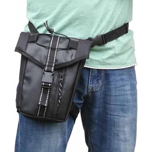 80% Hot Sale Outdoor Waterproof Motorcycle Bicycle Riding Leg Waist Bag Faux Leather Pockets
