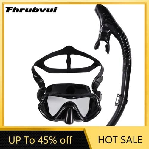 Fashion silicone diving masks mask scuba diving mask snorkeling anti-fog goggles glasses set underwater swimming equipment