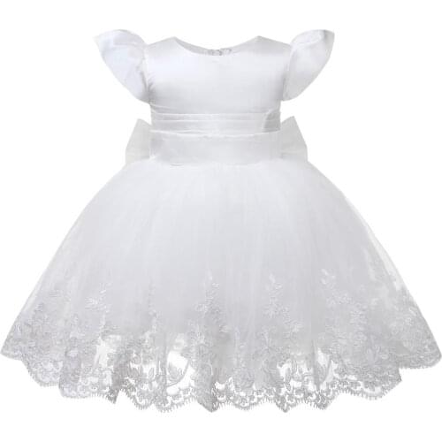 Newborn Princess Dress Baby Girls Baptism Dress Lace Tulle Easter Baby Dress 1 Years Birthday infant Christening gowns