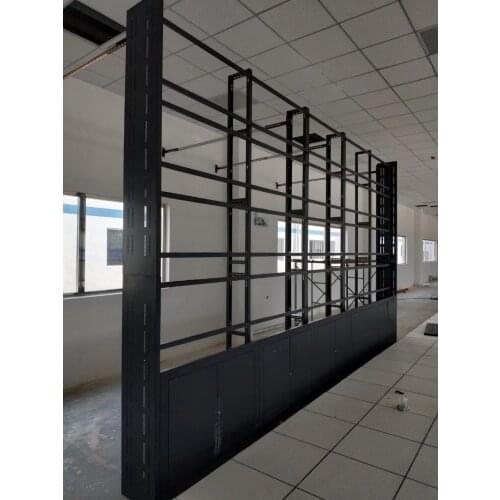 Customize Monitor support video wall steel structure cabinet stand