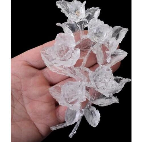 Transparent silicone Resin mold rose flower mold DIY crystal epoxy decoration silicone mold