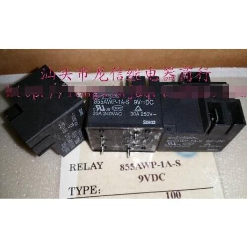 Relays 855AWP-1A-S 9VDC T91-1A-9V-30A