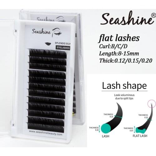 Seashine Handmade Individual Lash Extension Factory Price Eyelash Extension L Curl Individual False Eyelash Soft Volume Lashes