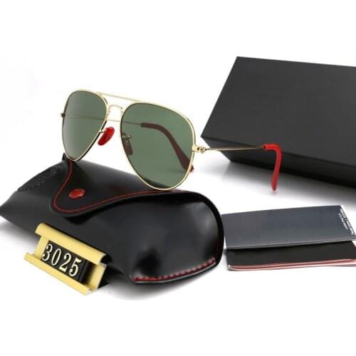 Luxury Brand Designer Men Women Sunglasses Oversized Frame Polaroid HD Glass Lens Driving Glasses Pilot Eyewear Oculos De Sol