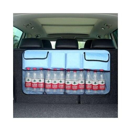 High Capacity Universal Car Trunk Organizer Backseat Storage Bag Net Multi-use Oxford Automobile Seat Back Organizers