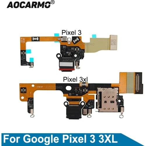 Aocarmo Type-C USB Charging Dock Charger Port Flex Cable For Google Pixel 3