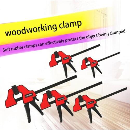 Woodworking Clamp F Style Bar Clamp Wood Working Tools Quick Grip F Clamp 4/6/12/18/24 Inch Plastic Carpentry Clamps droshipping