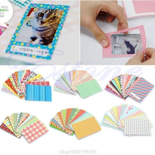 20Pcs Polaroid Camera Film Skin Masking Photo Sticker FujiFilm Instax Mini Decor Jy17 20 Dropship