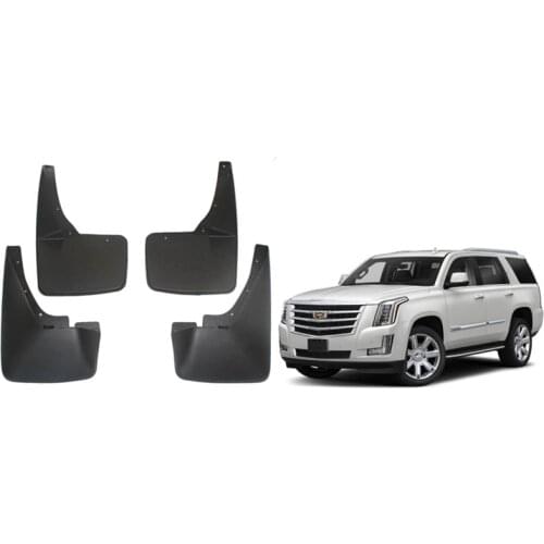 4pcs/set Mud Flaps Mud Guards For Cadillac Escalade 2007-2014 GMT900 2008 2009 2010 2011 2012 2013 Front Rear Splash Guards