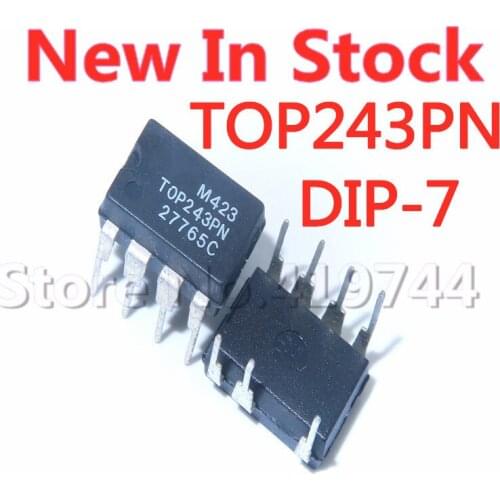 5PCS/LOT TOP243PN TOP243 DIP-7 switching power management chip IC In Stock NEW original IC