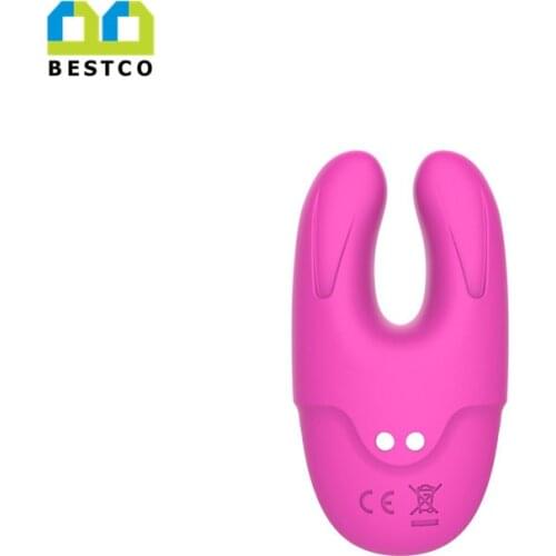 Bestco Nipples Massager Clitoris Stimulation G-spot Stimulation Vagina Penis Dual Vibrating Point Adult Sex Toys for Women
