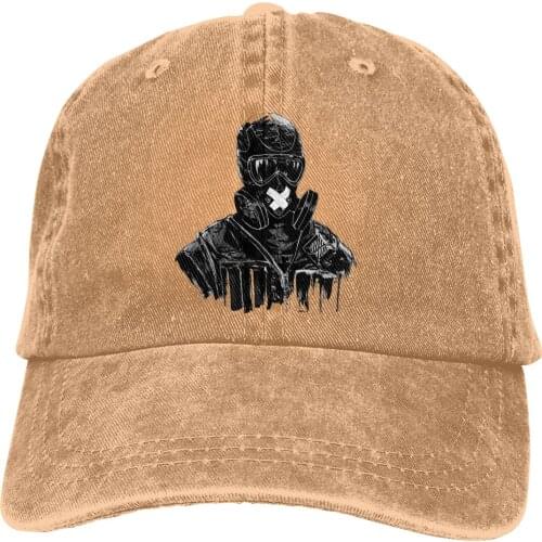 Mute Art Baseball Cap Men rainbow six siege R6s Anti terrorism game Caps colors Women Summer Snapback Caps