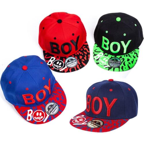 Childrens Baseball Cap For Boy and Girl Fashion Sprots Snapback Spring Summer Child Adjustable Sun Protection Kids Hip Hop Hats