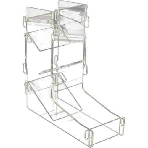 DND Acrylic Transparent Dice Tower DIY Board Game RPG Rolling Tower MTG Games Dropship
