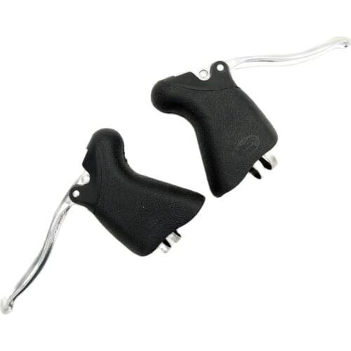 Road Bike Brake lever Lightweight Aluminium Alloy Sport Fixie Bike Handle brake Lever Bicycle Transmission Crank Accessories