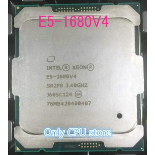 E5-1680 V4 Original Intel Xeon OEM version E5-1680V4 3.40GHZ 8-Core 20MB SmartCache 140W E5 1680V4 LGA2011-3 free shipping