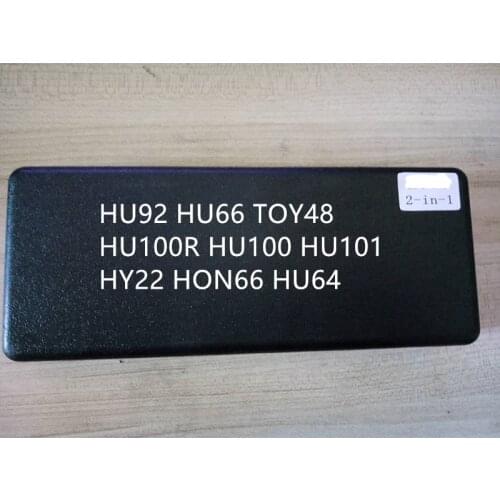 Lishi 2 in 1 SX9 GT15 NE78 HU92 HU66 TOY48 HU100R HU100 HU101 HY22 HON66 HU64 Locksmith Tools for Auto Decoder and Pick Tools