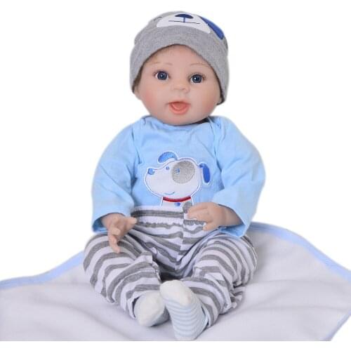 Bebe reborn boy baby dolls 22inch 55cm soft silicone reborn baby dolls for child gift newborn real alive l.o.l dolls
