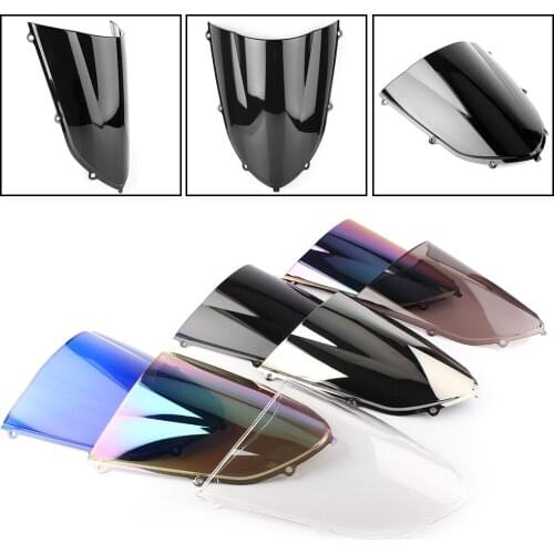 Motorcycle Windshield Windscreen Double Bubble For Kawasaki ZX10R 2004 2005 / 04 05