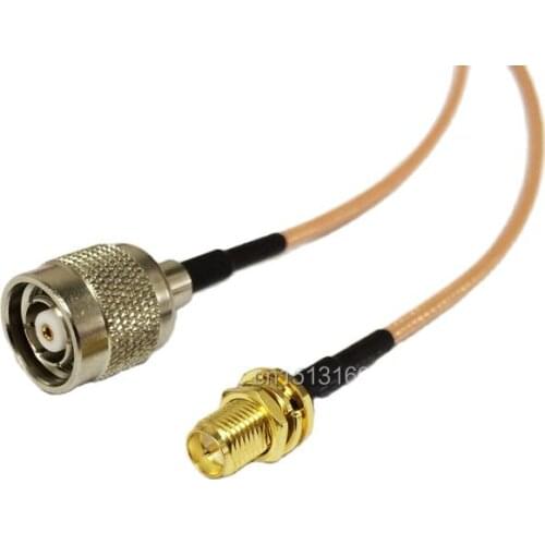 New Modem Conversion Cable RP-SMA Female Jack To RP-TNC Male Plug Connector RG316 Cable 15CM 6" Adapter RF Pigtail