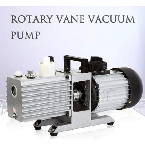 Rotary Vane Vacuum Pump Small Air Conditioning Refrigerator Laboratory Food Packaging Two-stage Vacuum Machine Equipment 220V