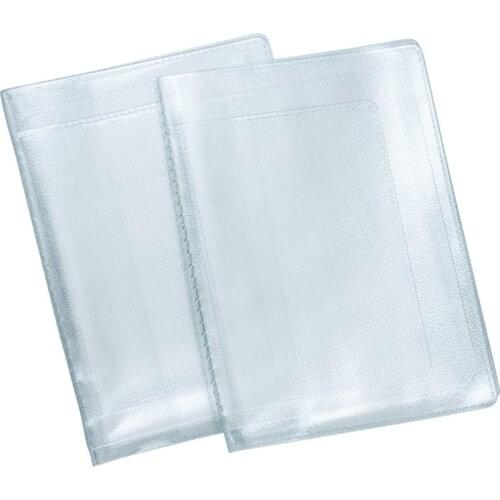 Plastic Transparent Inner Pages Pocket for Russian Driver License Cover Folded Film Belarus Documents Credit Card Holder