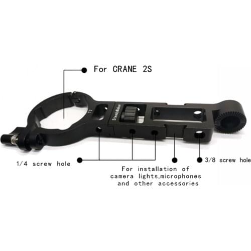 Portable Camera Shooting Handle Grip for Zhiyun Crane 2S Handheld Stabilizer Anti-slip Sling Grip Extended Handbar Accessories