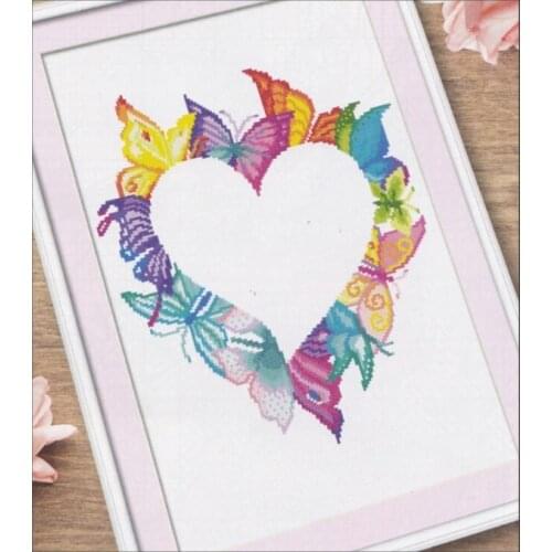 Lovely kit 19-20 Cross stitch Handmade 14CT Counted Canvas DIY,Cross-stitch kits,Embroidery Wedding anniversary 33-38