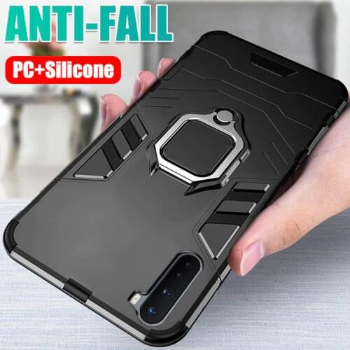 Shockproof Armor Case for OnePlus Nord Cases On OnePlus 8 7T 7 6T Ring Car Holder Phone Cover One Plus Nord 8 7 7T 6T Bumper