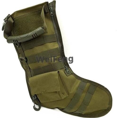 Tactical MOLLE Christmas Stocking Socks Bag Military Ammo Bullet Pouch Dump Drop Hunting Outdoor Magazine Pouches EDC Pouch