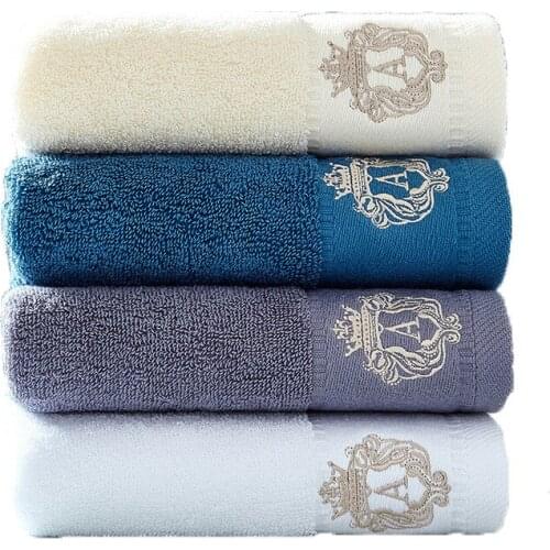 Embroidered Letter Towel Professional a Proxy Towel Bath Towel Cover Can Be Arbitrarily Combined