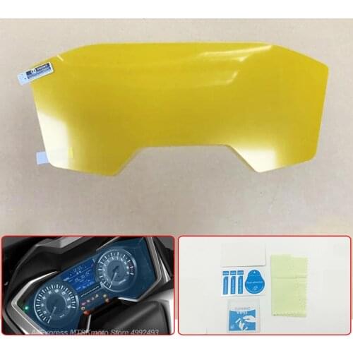 For HONDA FORZA 125 300 2018 Dashboard Screen Protector Instrument Cluster Scratch Screen Protection Film
