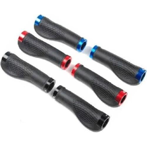 1 Pair Mountain Road Bicycle Handlebar Grips Ergonomic Rubber Bike Handle Grips Cycling Riding Bicycle Handlebars Grips