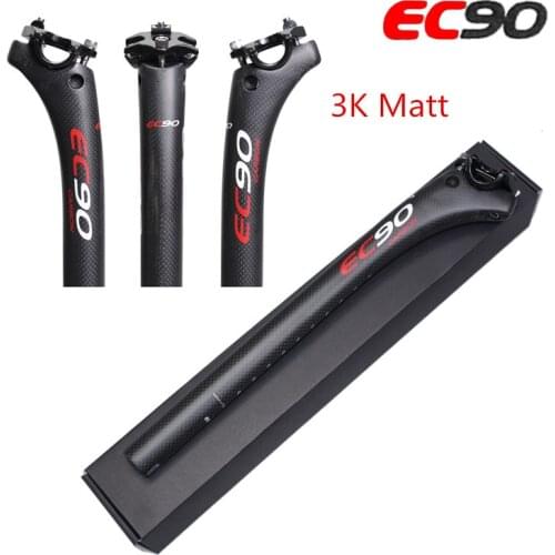 2018 New Full Carbon Mtb Bicycle Seatpost Seat Tube Road Bike Seatpost Broken Wind Seatpost 27.2 30.8 31.6-350/400mm