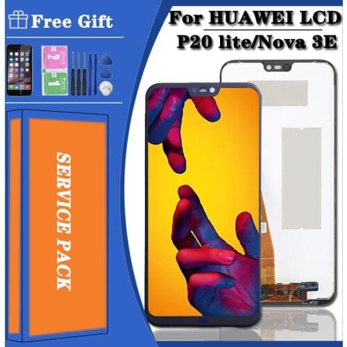5.84'' Original For Huawei P20 Lite LCD Display Touch Screen Pannel Digitizer Assembly ANE-LX1 ANE-LX3 For Huawei Nova 3e lcd