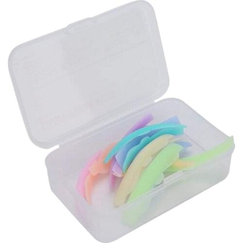 8 Pairs / Box Permanent Eyelash Pads Reusable Eyelash Shield Pads for Long Lasting Eyelash Lifting Silicone Curler Pads