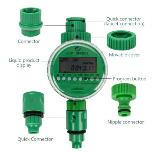 Automatic Digital Faucet Hose Water Timer Smart Drip Irrigation System Controller for Garden Yard Lawn Greenhouse Plants