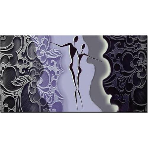 Large Size 5D Diy Diamond Painting Abstract Couple Picture Mosaic Rhinestone Embroidery Cross Stitch Full Square RoundZP-3228