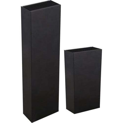 Black Aluminum Radiator Dense 27 Tooth Heat Sink for Power Amplifier Heater