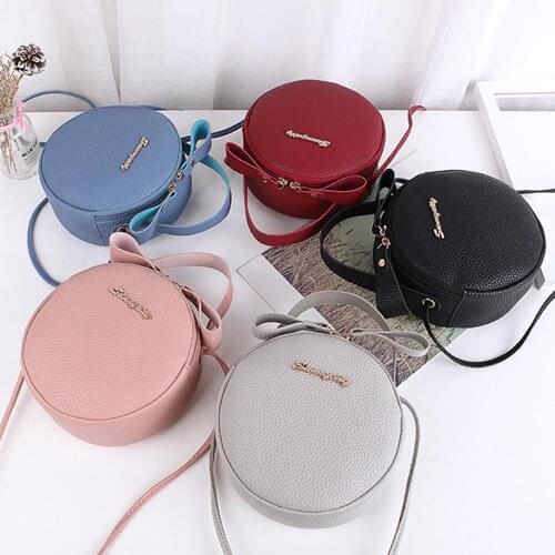 Circular Design Fashion Women Shoulder Bag Leather Womens Crossbody Messenger Bags Ladies Purse Female Round Bolsa Handbag