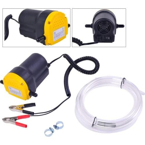 Oil Suction Pump,DC 12V 60W Fluid Extractor Motor Oil Diesel Fuel Transfer Pump 250L/Hour for Car Boat Caravan Truck