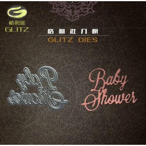 Metal Baby shower design Cutting Dies Stencils for DIY Scrapbooking/photo album Decorative Embossing DIY Paper Cards