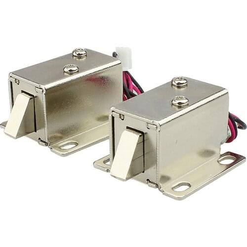 Mini DC 6V 12V Electromagnetic Lock Small Electronic Lock Electric Bolt Cabinet Lock