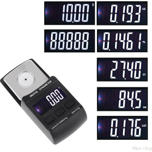 Audio Turntable LP Stylus Tracking Force Gauge Scale 100g/0.01g Multifunction Digital Dynamometer Scales for LP Ju16 20