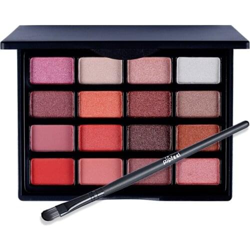 New Arrival Charming Eyeshadow 16 Color Palette Make up Palette Matte Shimmer Pigmented Eye Shadow Powder with 1pc brush