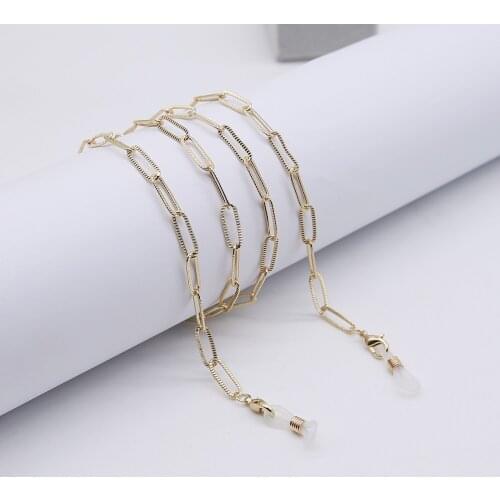 Eye Glasses Sunglasses Spectacles Mask Chain Rope Cord Brass Lanyard Necklace Face Masking Necklace Holder Fashion Jewelry